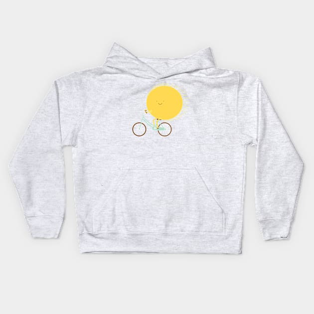 Cycle of the sun Kids Hoodie by milkyprint